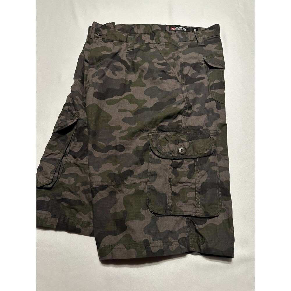 South Pole Cargo Shorts Pockets Camo Camouflage Casual SouthPole Mens Size 40 - Picture 2 of 10